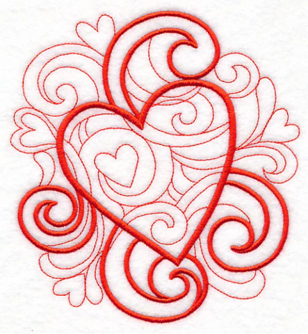 Doodle Romantic Heart - Image 5