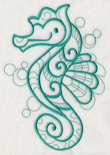 Doodle Seahorse - Image 2