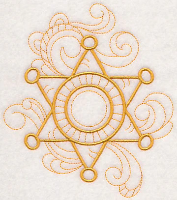 Doodle Sheriff's Badge - Image 2
