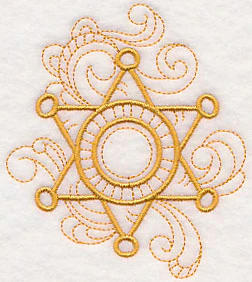 Doodle Sheriff's Badge - Image 3