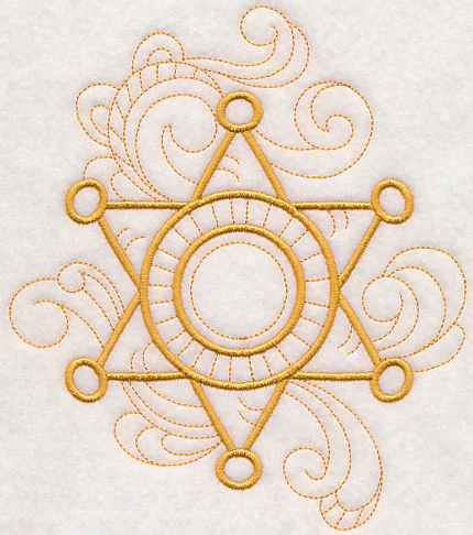 Doodle Sheriff's Badge - Image 5