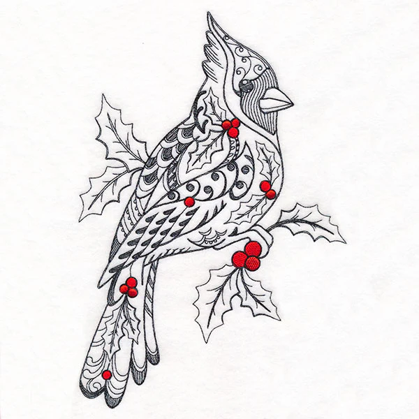 Doodle Treasures - Christmas Cardinal - Image 9