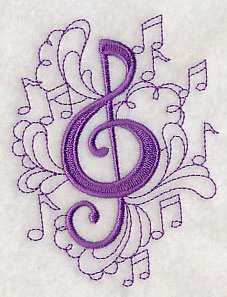 Doodle Treble Clef - Image 3