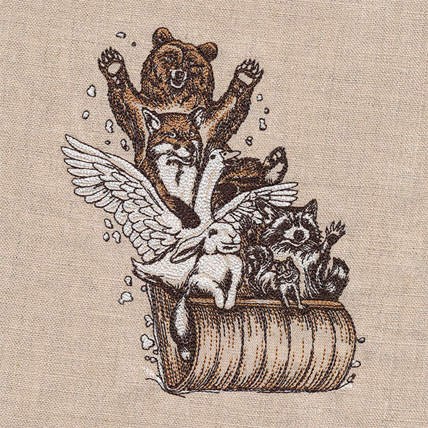 Downhill Toboggan Adventures Woodland Animals - Image 3