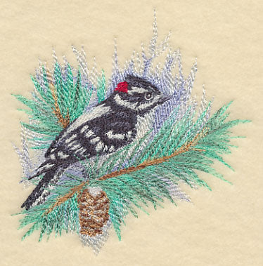 Downy Woodpecker in Watercolor - Image 4
