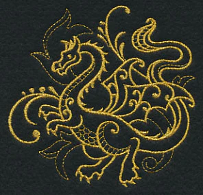 Dragon Filigree (Goldwork) - Image 5