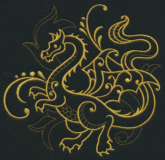 Dragon Filigree (Goldwork) - Image 6