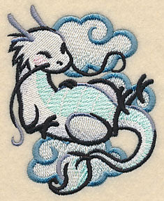 Dragon in Asian Watercolor - Image 3