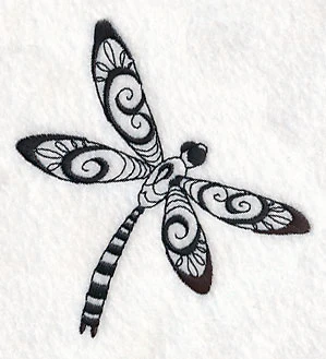Dragonfly 1 (Blackwork) - Image 3