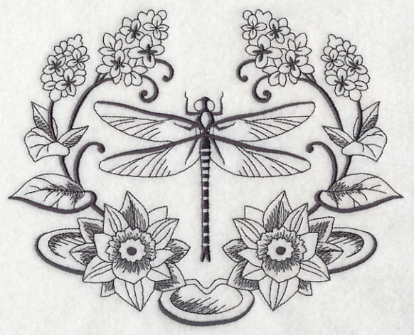 Dragonfly and Lily Laurel - Image 2
