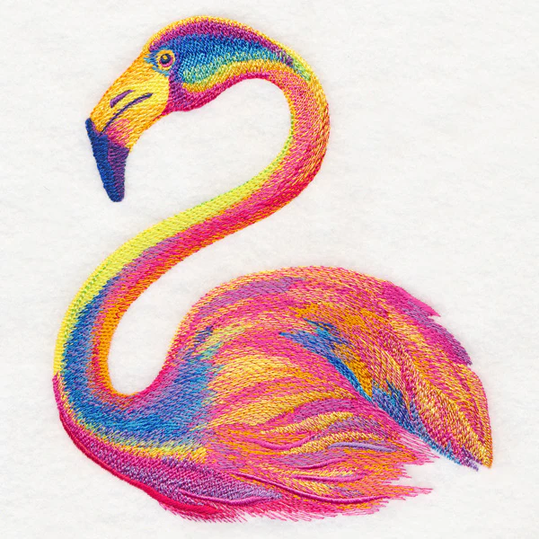Dreamy Flamingo in Watercolor - Image 3