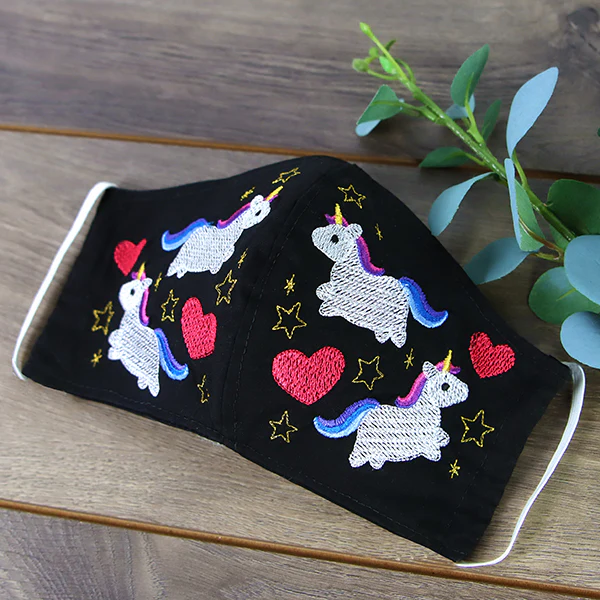 Dreamy Unicorns Mask Motif - Image 6