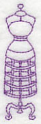 Dress Form 4 (Redwork) - Image 2