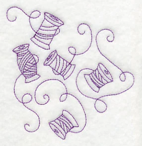 Dress Form 6 (Redwork) - Image 3
