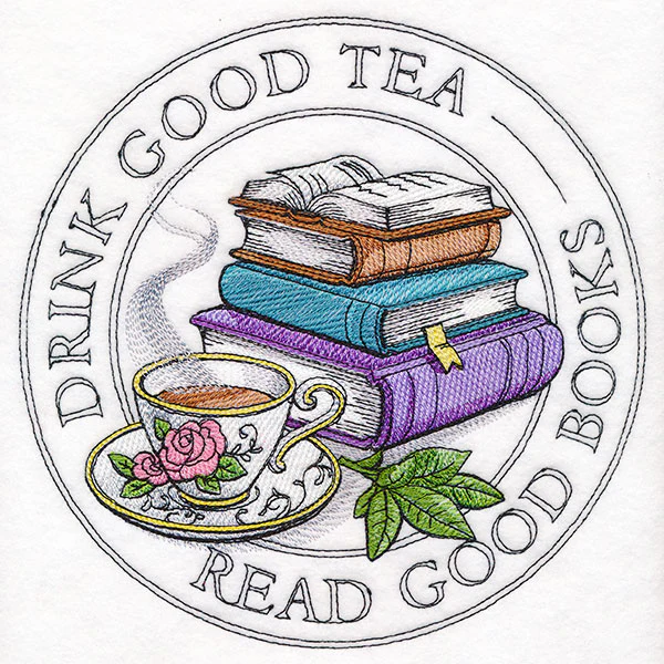 Drink Good Tea, Read Good Books Stamp - Image 9