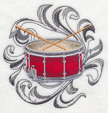 Drum with Baroque Background - Image 3