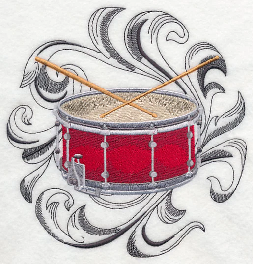 Drum with Baroque Background - Image 5