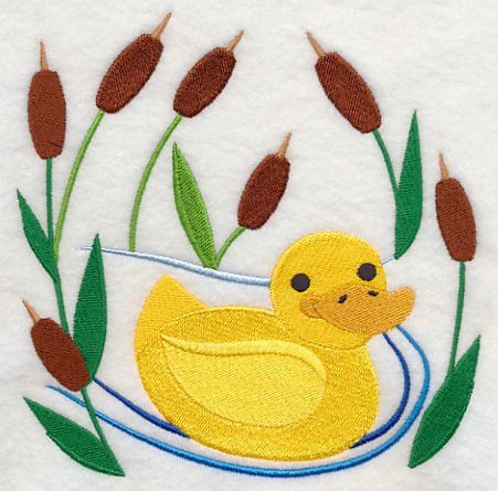 Duck in Cattails - Image 3
