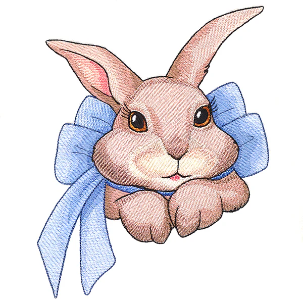Easter Bunny with Bow