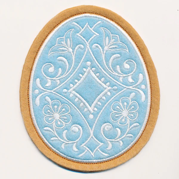 Easter Cookie - Elegant Egg (In-the-Hoop)