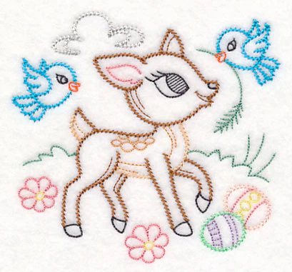 Easter Deer (Vintage) - Image 4