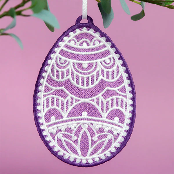 Easter Egg Charm (Lace)