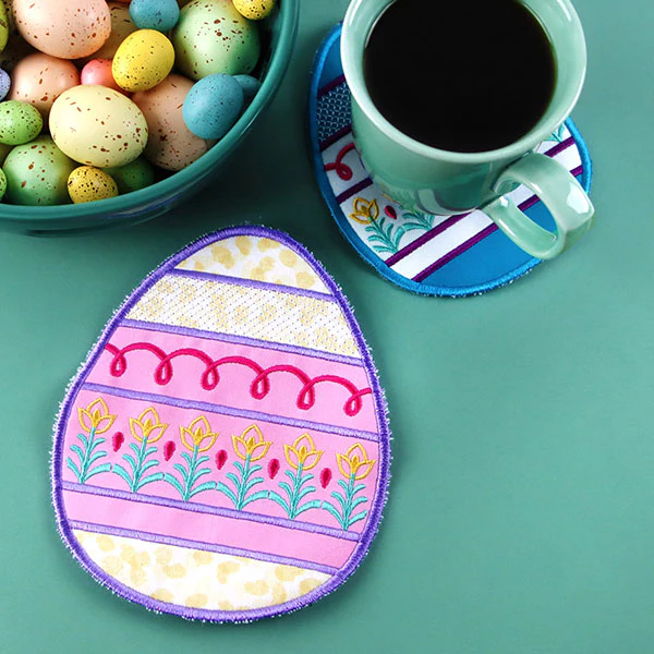 Easter Egg Trivet (In-the-Hoop)