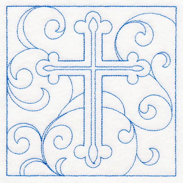 Easter Quilting - Cross (Double Run) - Image 4