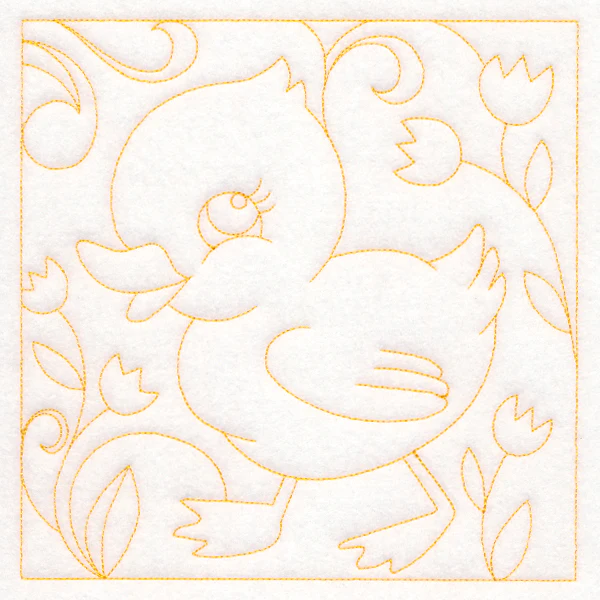 Easter Quilting - Duckling (Double Run) - Image 2