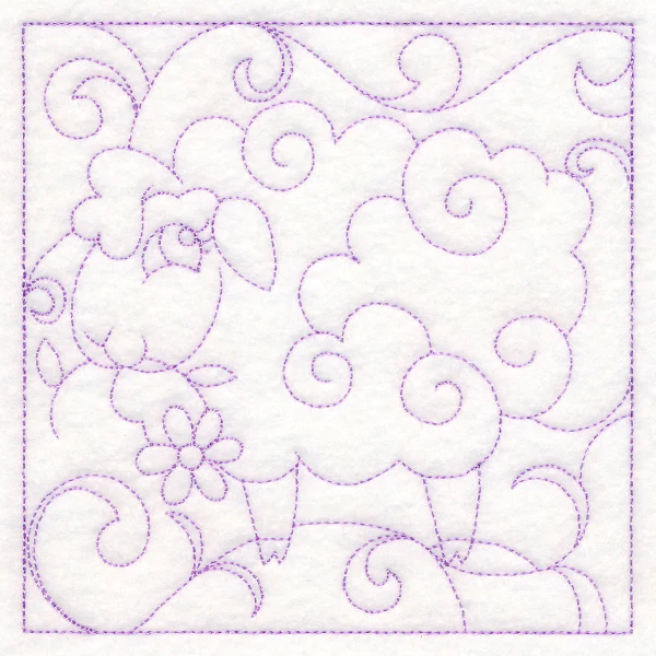 Easter Quilting - Lamb (Double Run) - Image 4