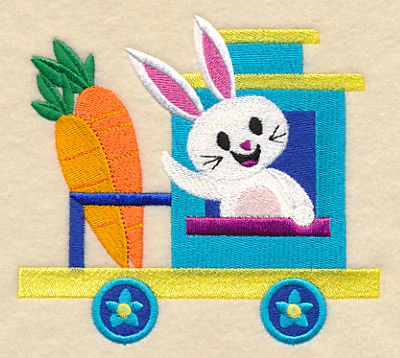 Easter Train - Bunny Caboose - Image 3