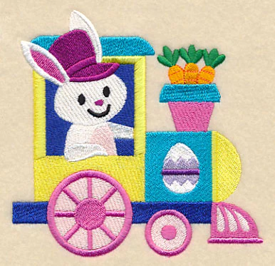 Easter Train - Bunny Engine - Image 3