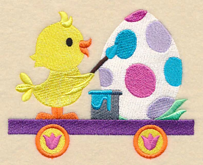 Easter Train - Painting Chick - Image 3