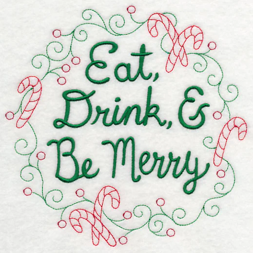Eat, Drink, & Be Merry Wreath - Image 2