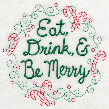 Eat, Drink, & Be Merry Wreath - Image 3