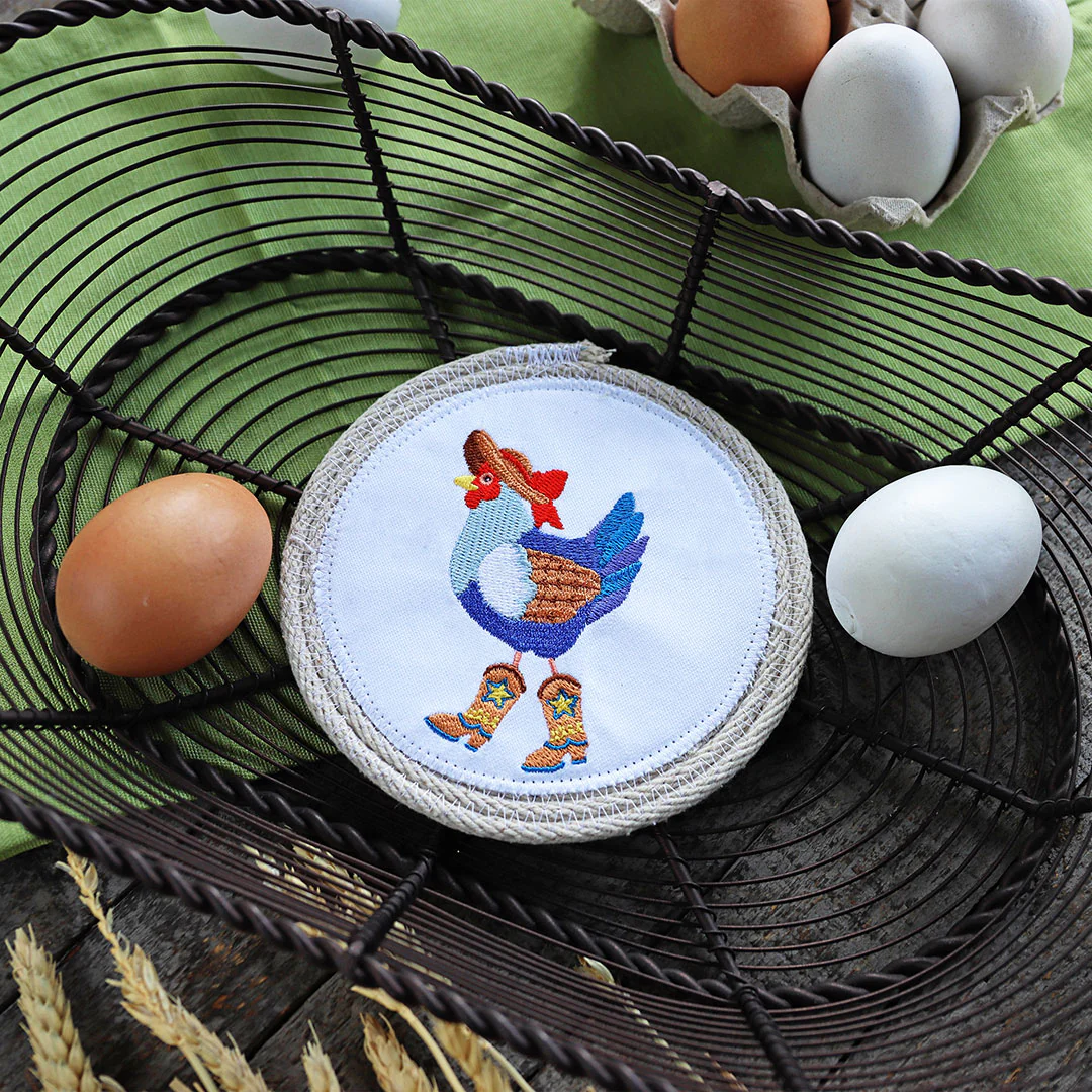 Sassy Cowgirl Hen in Boots - Image 2