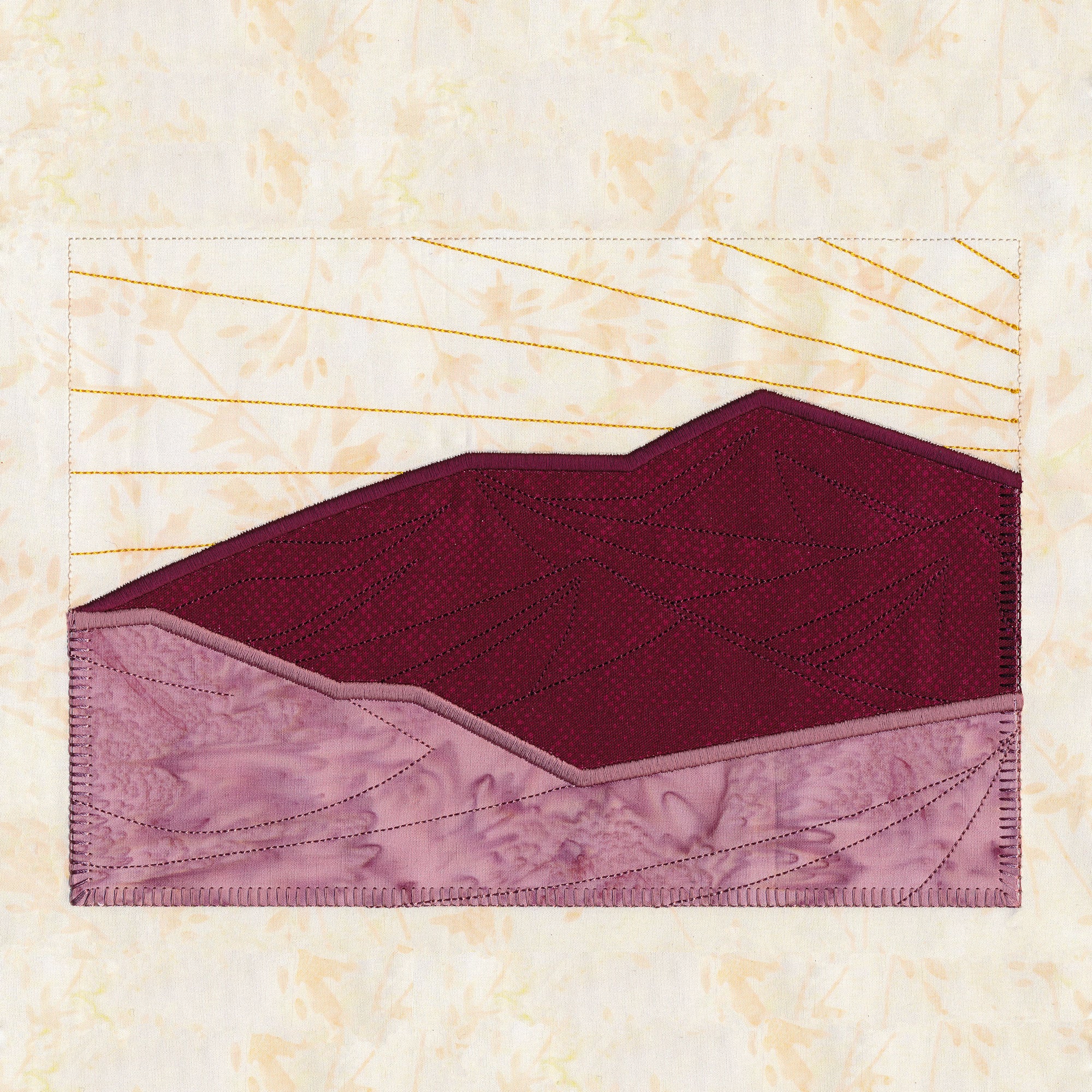 Sunset Mountain Landscape Applique Set - Image 6