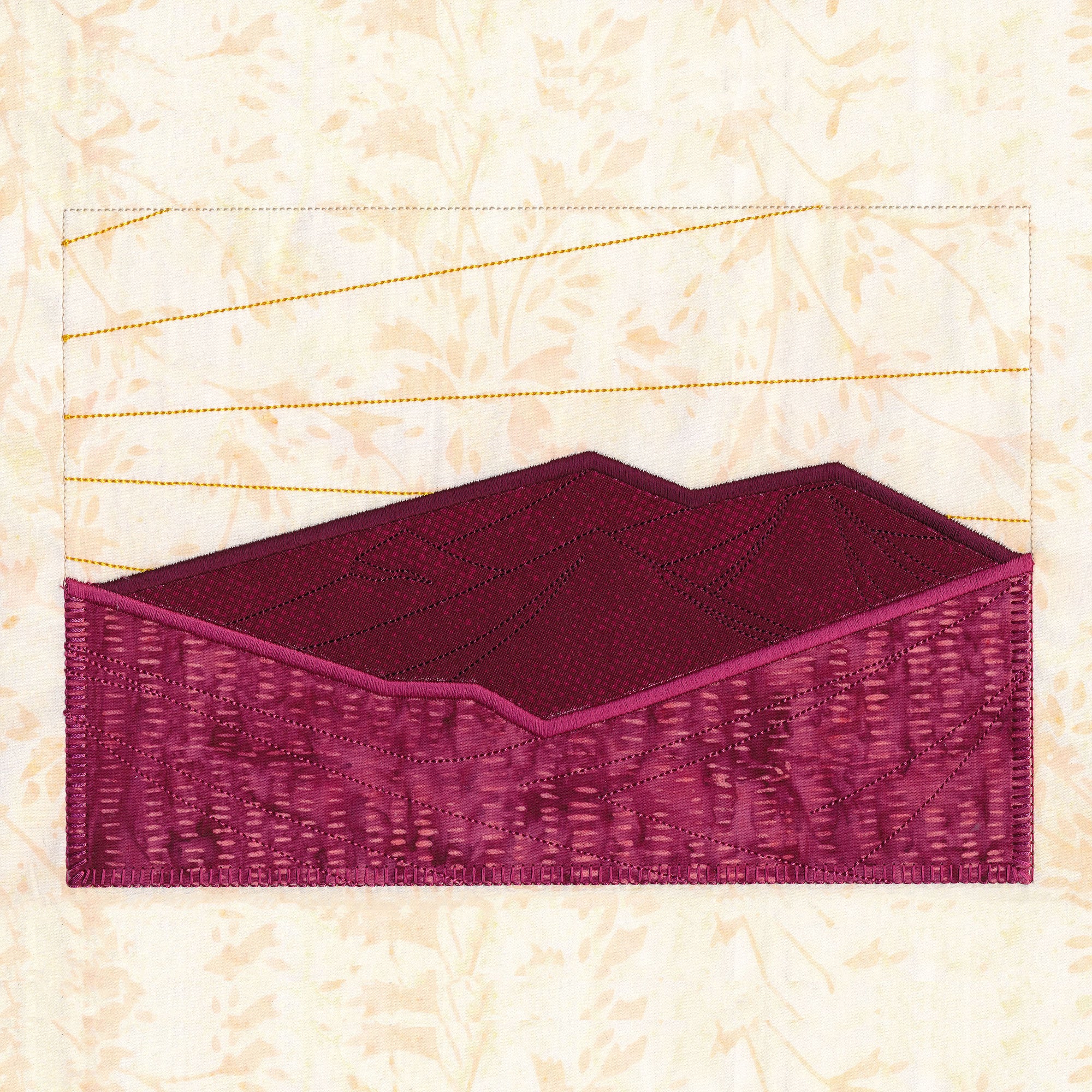 Sunset Mountain Landscape Applique Set - Image 8
