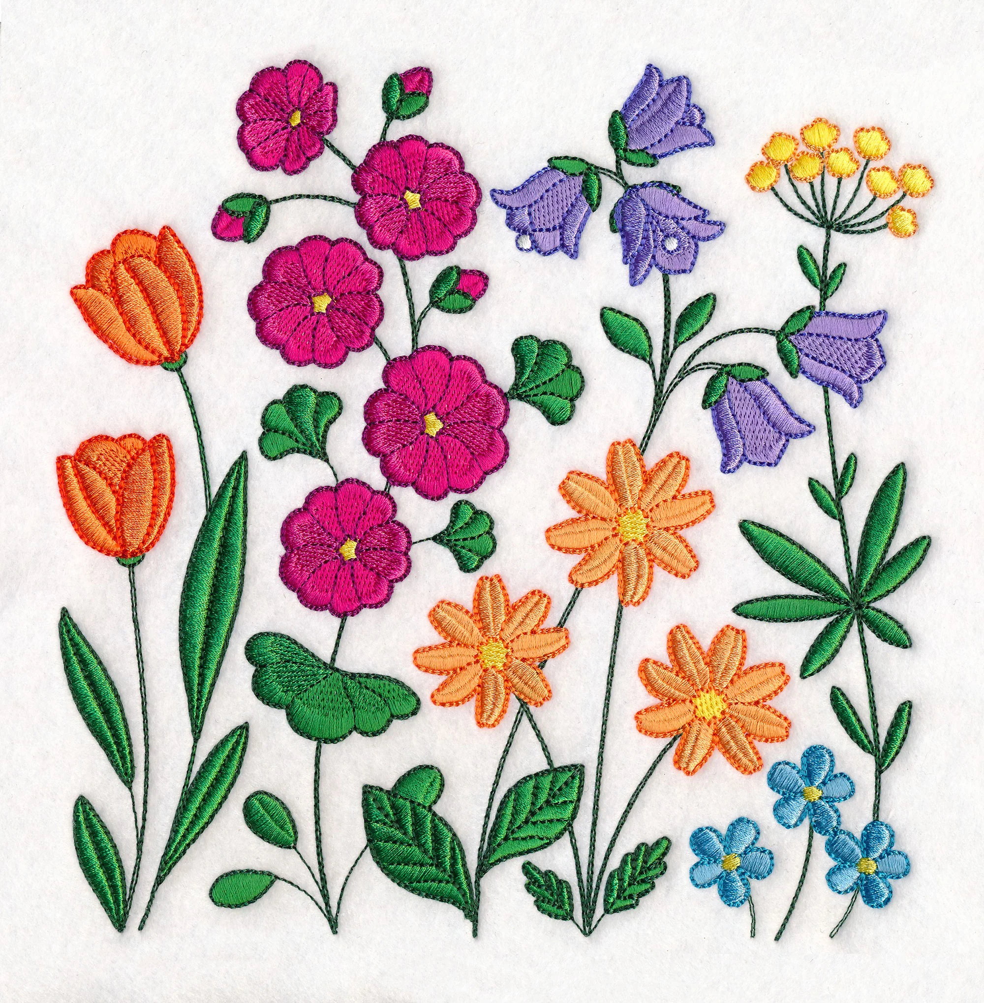 Wildflower Field Square Border - Image 2