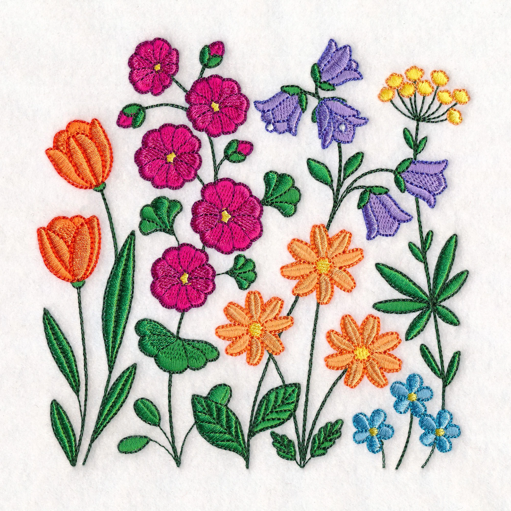 Wildflower Field Square Border - Image 4