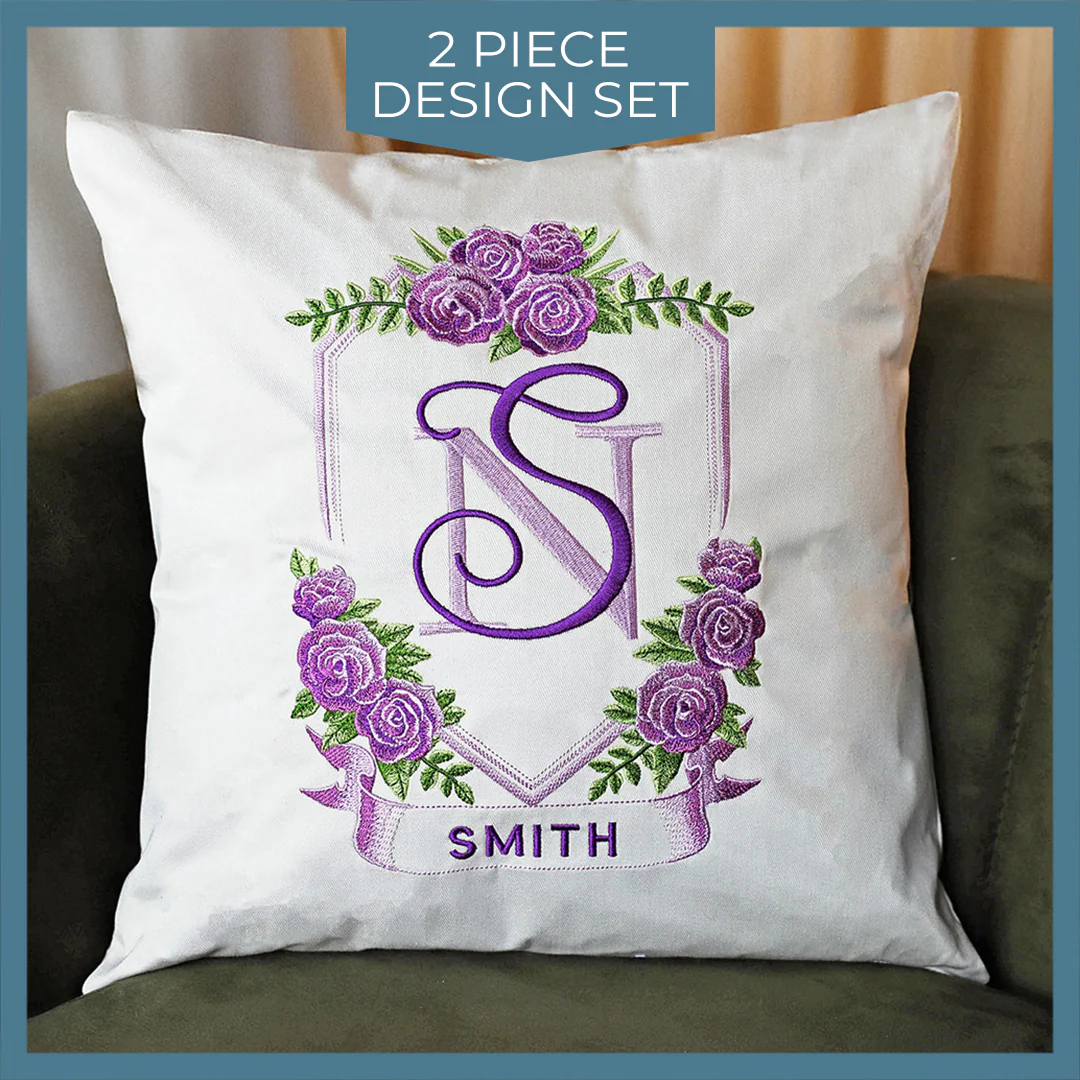 Rose Bud Monogram Frame Set - Image 5