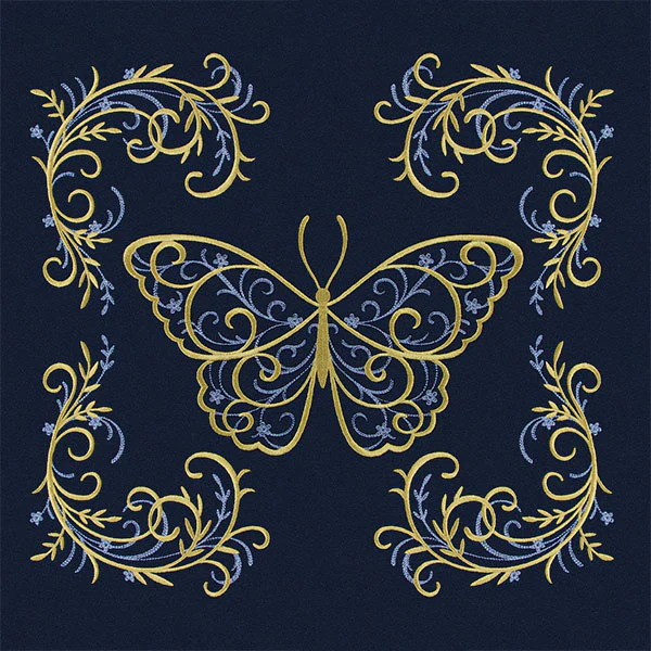 Elegance and Swirls Butterfly - Image 2