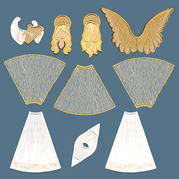 Elegant Angel in 3D (In-the-Hoop) - Image 14