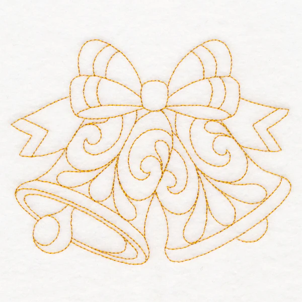 Elegant Christmas Quilting - Bells (Double Run) - Image 4