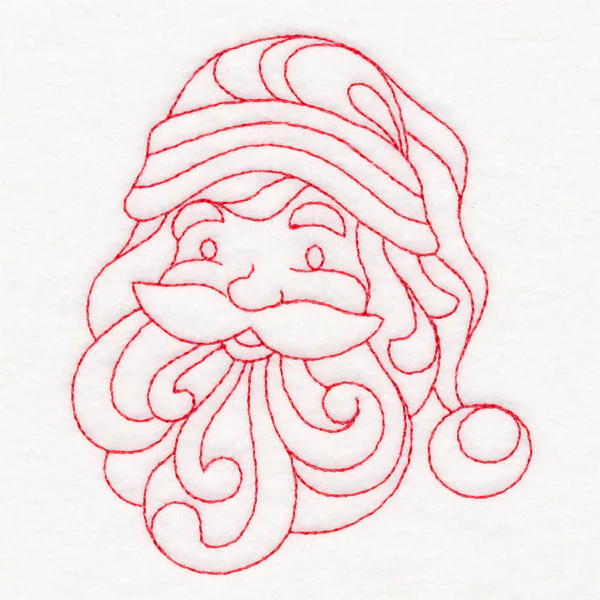 Elegant Christmas Quilting - Santa (Double Run) - Image 5