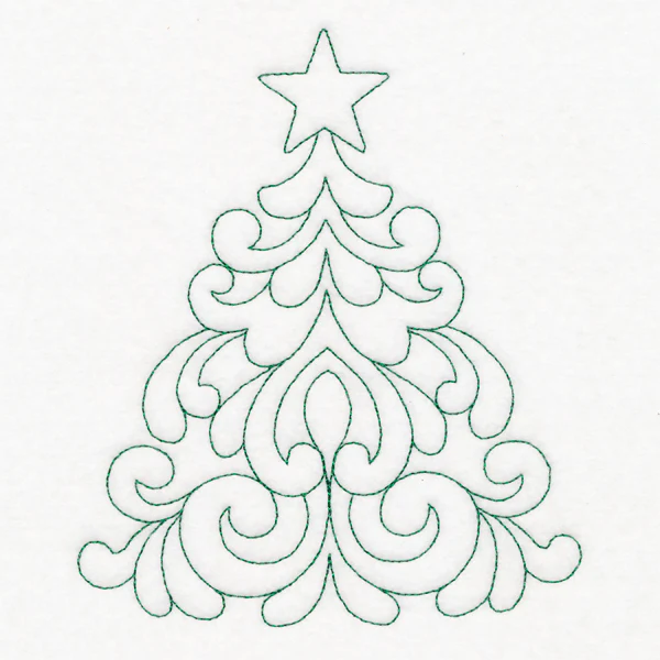 Elegant Christmas Quilting - Tree (Double Run) - Image 3