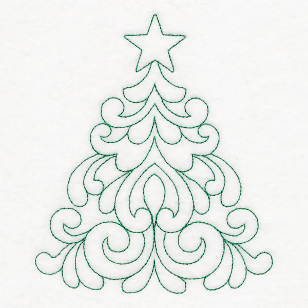 Elegant Christmas Quilting - Tree (Double Run) - Image 4