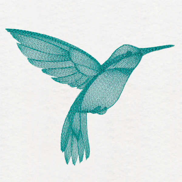 Elegant Etching Hummingbird - Image 4