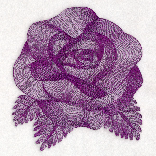 Elegant Etching Rose - Image 3