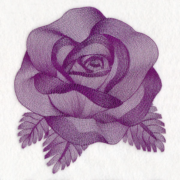 Elegant Etching Rose - Image 6